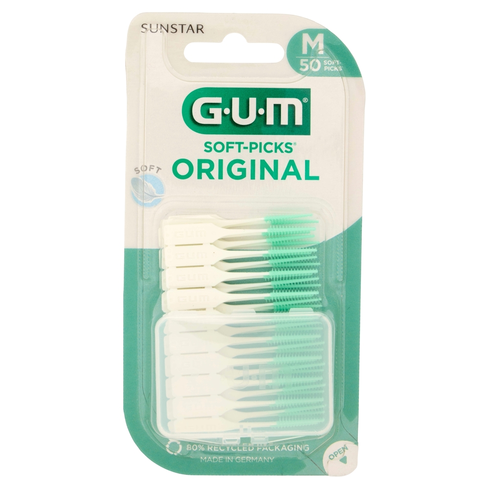 Gum Soft-Picks Original + Fluoruro Regular/Medium 40 + 10 pz